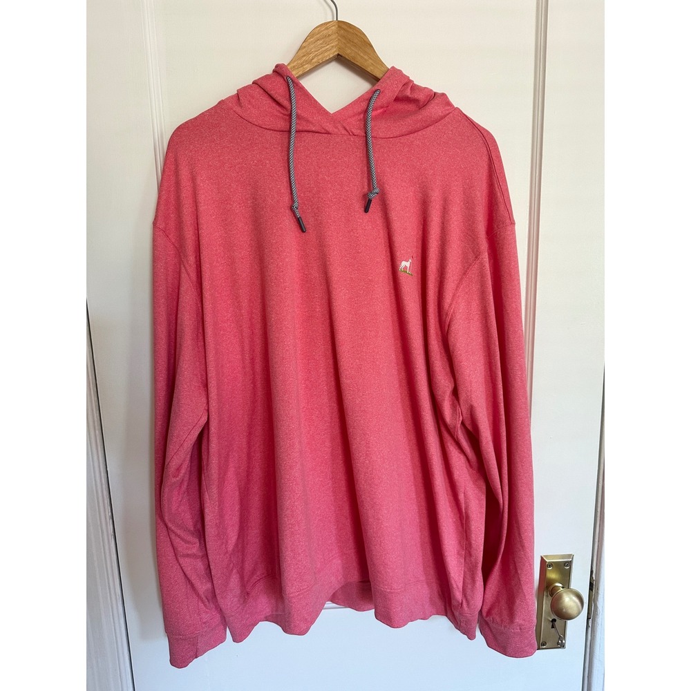 Proud 90 Golf Hoodie Pink Heathered Performance Lightweight Active Pullover 2XL